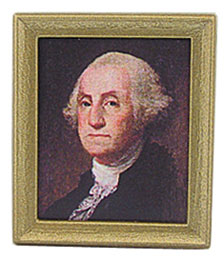 Dollhouse Miniature George Washington Picture